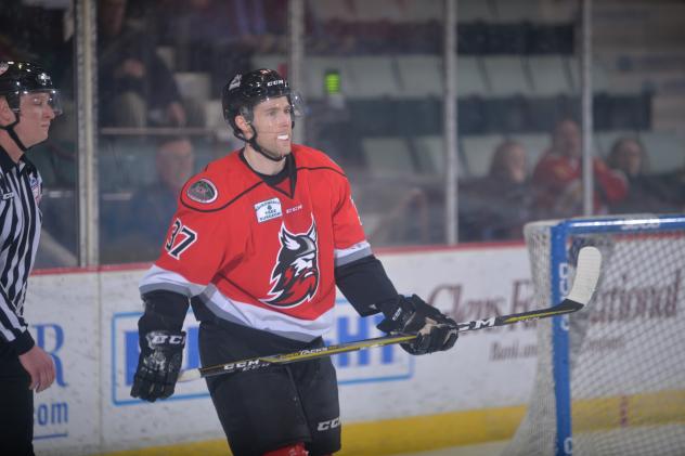 Adirondack Thunder defenseman Desmond Bergin