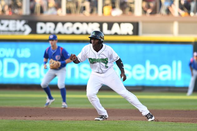 Taylor Trammell of the Dayton Dragons