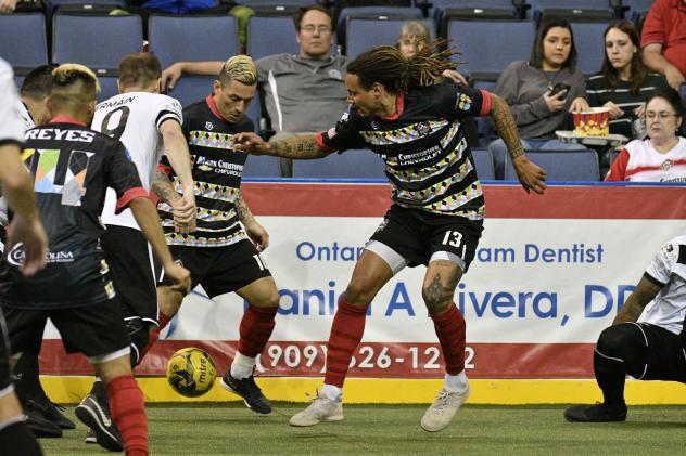 Ontario Fury maintain possession against the Turlock Express