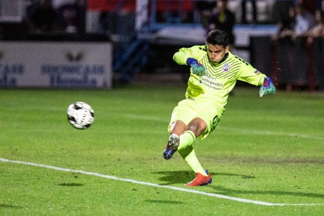 Colorado Springs Switchbacks FC goalkeeper Abraham Rodriguez