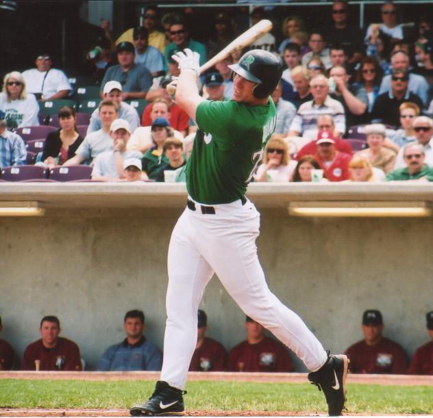 Adam Dunn with the Dayton Dragons