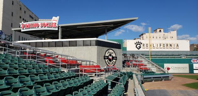 Fresno Social section of Chukchansi Park