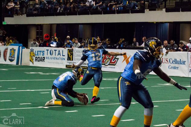 Cedar Rapids River Kings kicker Henry Nell