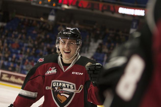 Vancouver Giants forward Davis Koch