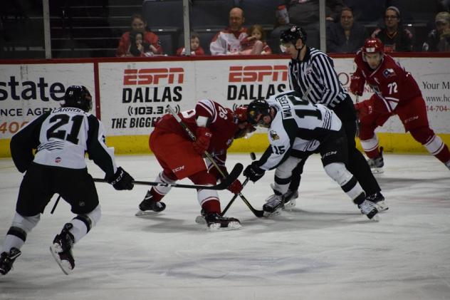 Allen Americans in a face off