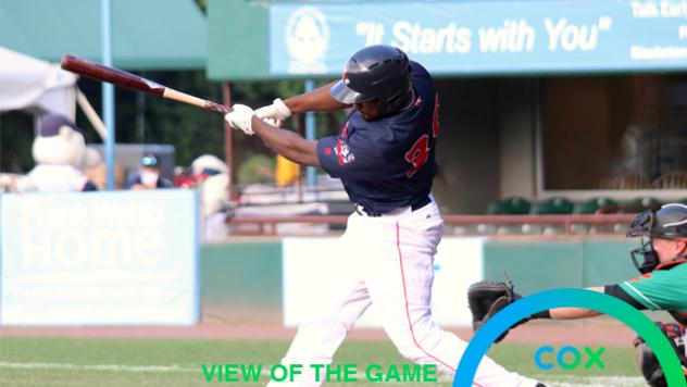 Pawtucket Red Sox at the plate