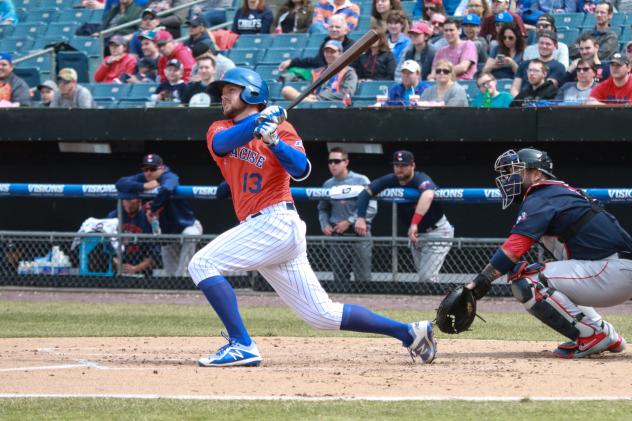 David Thompson knocked in three runs in Sunday afternoon's Syracuse Mets win
