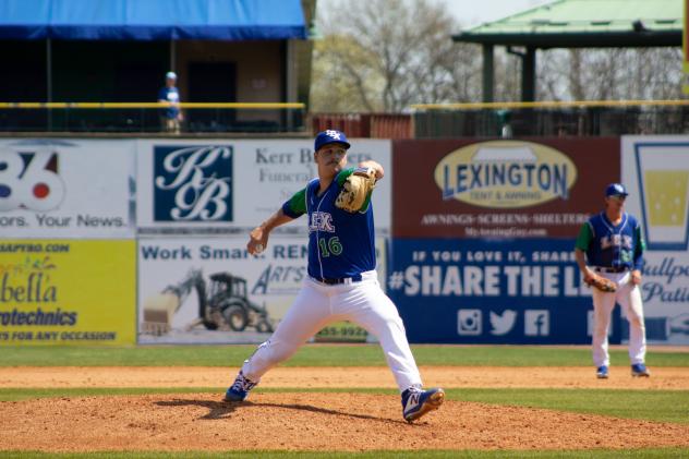 Lexington Legends pitcher Jon Heasley