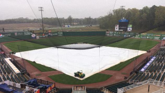 The Tarp on The Ballpark at Jackson, home of the Jackson Generals