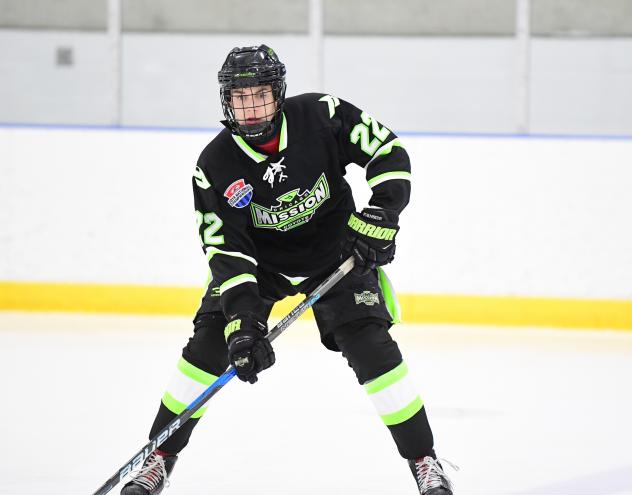 Forward Davis Burnside with the Chicago Mission youth program