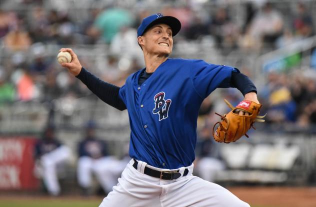Pensacola Blue Wahoos pitcher Griffin Jax