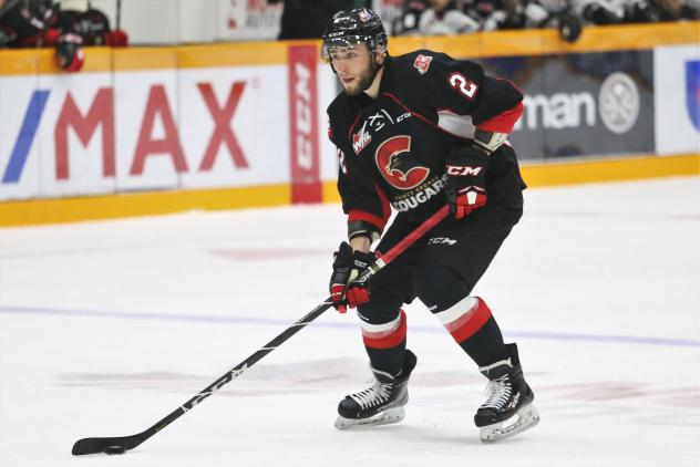 Prince George Cougars defenceman Cole Moberg