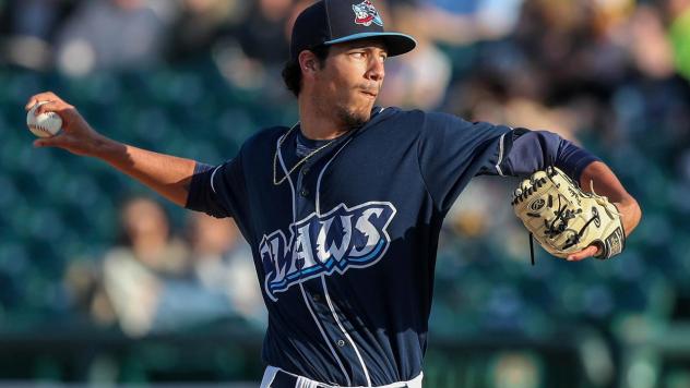 Lakewood BlueClaws on the mound