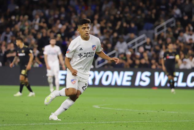 Frankie Amaya with Cincinnati FC