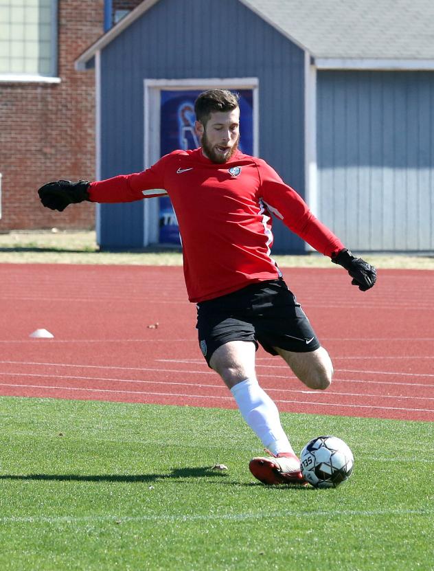 Memphis 901 FC goalkeeper Jim Barkei