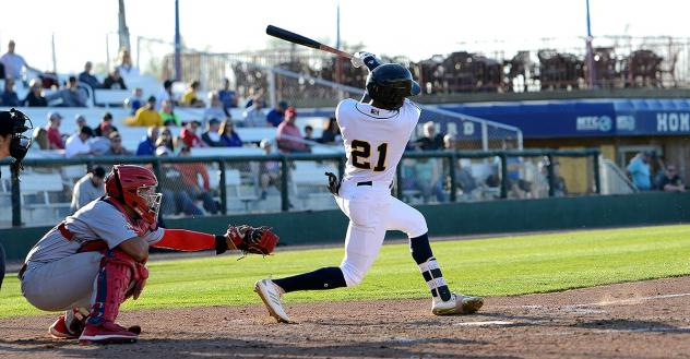 Spencer Griffin of the Burlington Bees