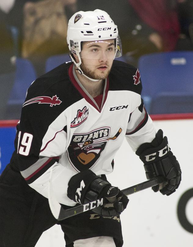 Vancouver Giants forward Dawson Holt