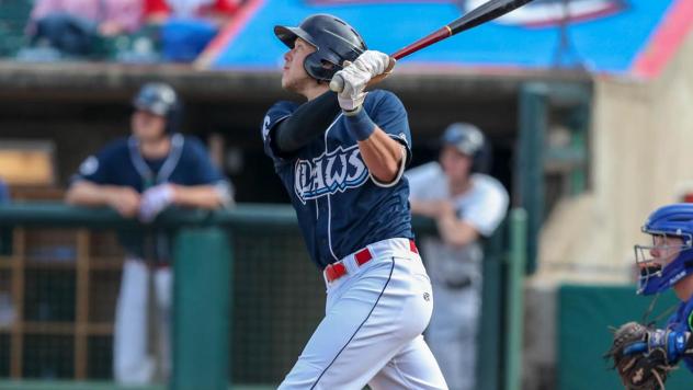 Alec Bohm of the Lakewood BlueClaws