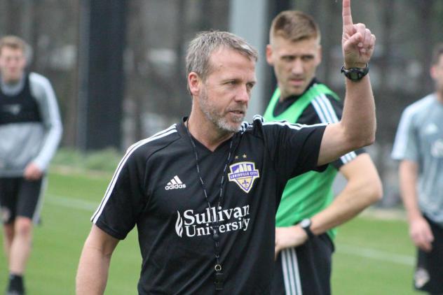 Louisville City FC coach John Hackworth