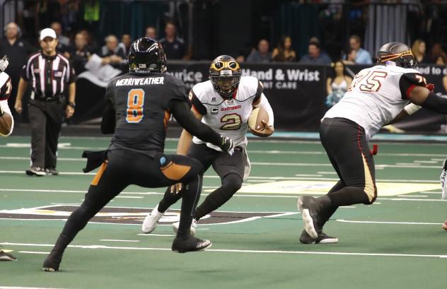 Iowa Barnstormers QB Drew Powell vs. the Arizona Rattlers