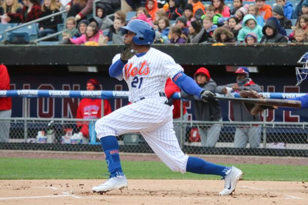 Rajai Davis had two hits, a walk, and scored a run for the Syracuse Mets on Wednesday afternoon