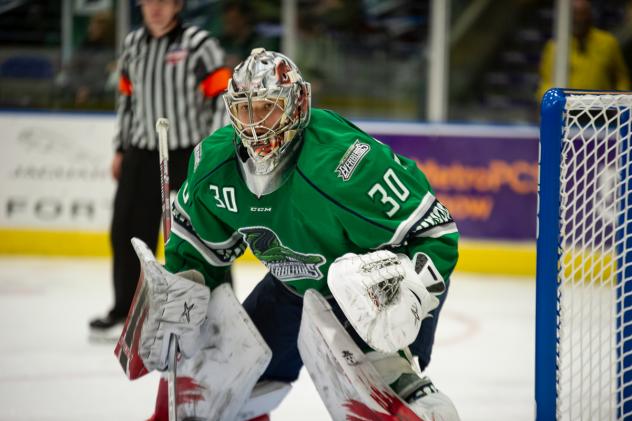 Florida Everblades goaltender Callum Booth