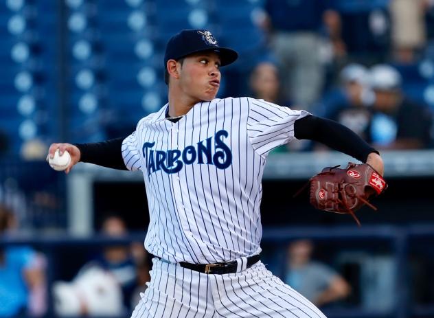 Tampa Tarpons pitcher Miguel Yajure