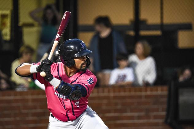 Jaylin Davis of the Pensacola Blue Wahoos