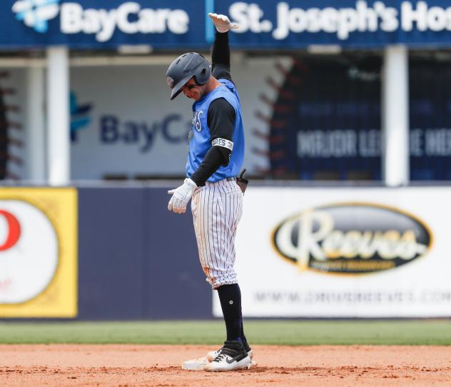 Tampa Tarpons center fielder Pablo Olivares