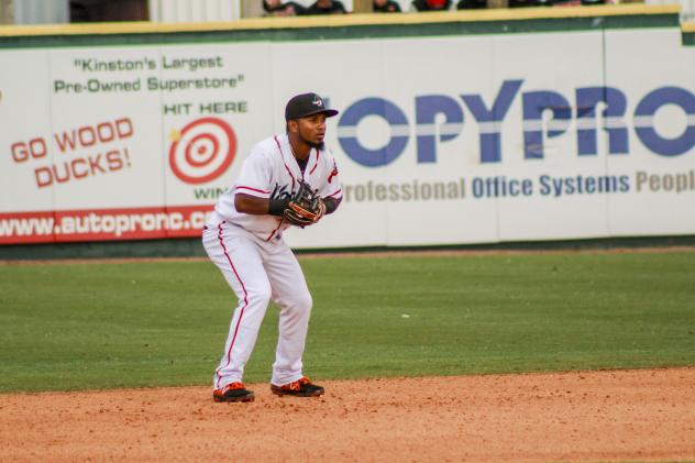 Yonny Hernandez of the Down East Wood Ducks