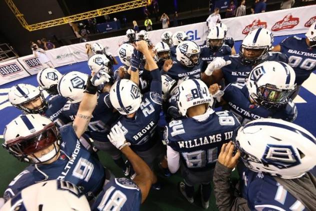 Baltimore Brigade huddle