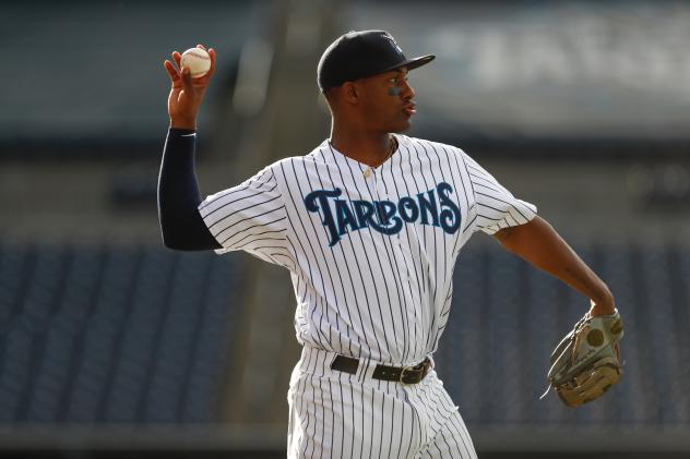 Miguel Andujar with the Tampa Tarpons