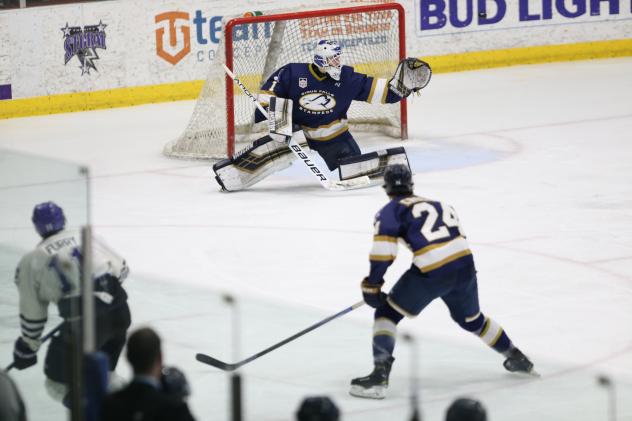 Sioux Falls Stampede goaltender Jaxson Stauber