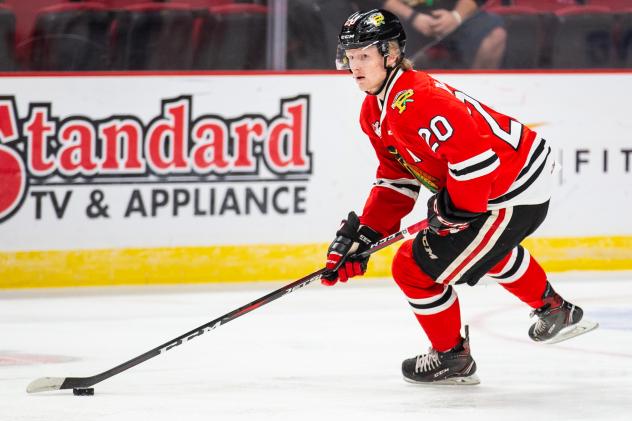 Joachim Blichfeld of the Portland Winterhawks