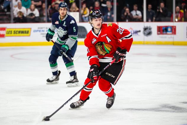 Joachim Blichfeld of the Portland Winterhawks