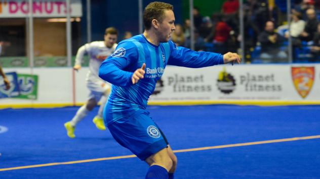 Utica City F.C. defender Jake Schindler