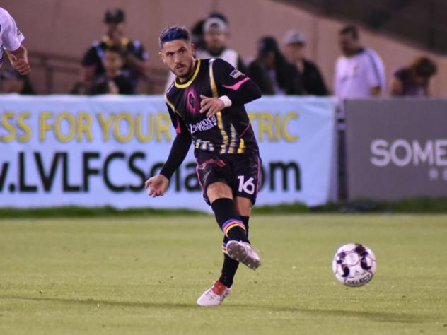 Las Vegas Lights FC midfielder Lucas Scaglia