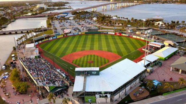R Associates Field At Jackie Robinson Ballpark, home of the Daytona Tortugas
