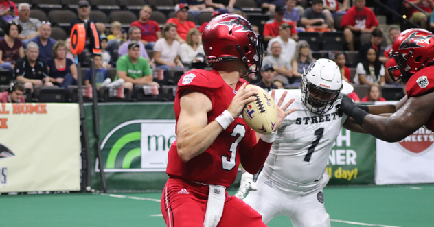 Jacksonville Sharks quarterback Jonathan Bane