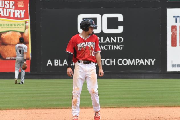Zach Clark of the Carolina Mudcats