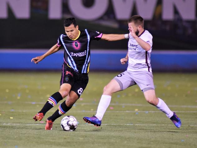 Junior Sandoval has quickly become a feature in Las Vegas Lights FC's Starting XI