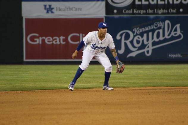 Jeison Guzman of the Lexington Legends