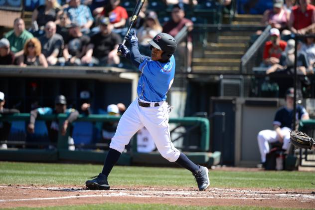 Mallex Smith mashes for the Tacoma Rainiers