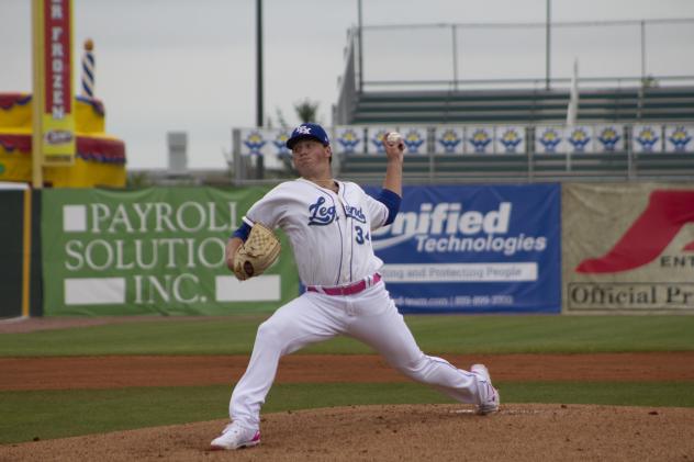 Lexington Legends pitcher Austin Cox