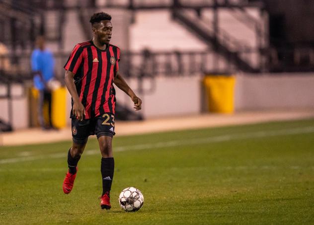 Forward Lagos Kunga with Atlanta United