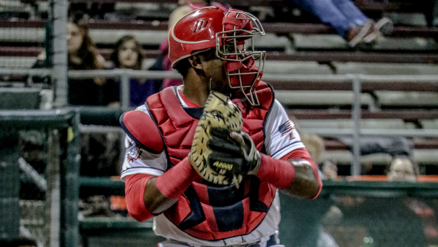 Hagerstown Suns catcher Israel Pineda