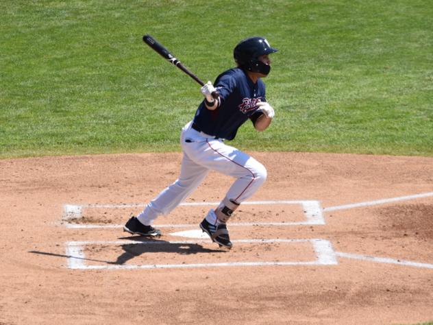 Ramon Flores of the Somerset Patriots