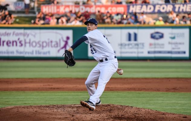 Pensacola Blue Wahoos pitcher Griffin Jax