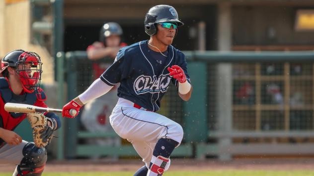 Lakewood BlueClaws at the plate