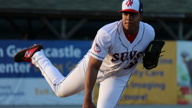 Hagerstown Suns pitcher Francys Peguero